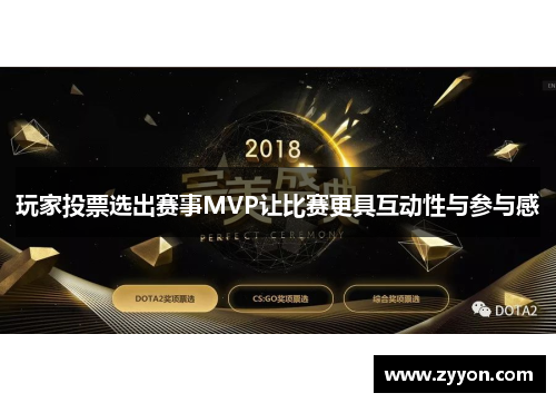 玩家投票选出赛事MVP让比赛更具互动性与参与感